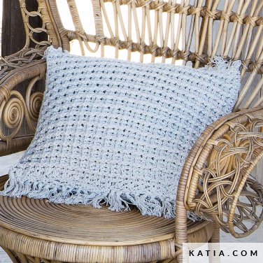 patroon breien haken woning kussen lente zomer katia 6124 6 p