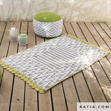 patroon breien haken woning tapijt lente zomer katia 6124 24 p