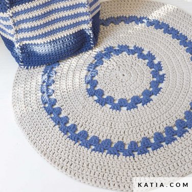 patroon breien haken woning tapijt lente zomer katia 6124 44 p