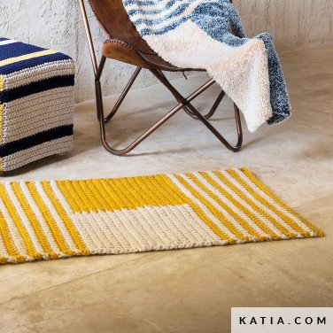 patroon breien haken woning tapijt lente zomer katia 6124 64 p