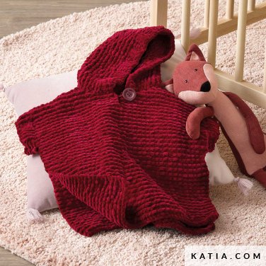 Poncho Baby Autumn Winter Models Patterns Katia Com