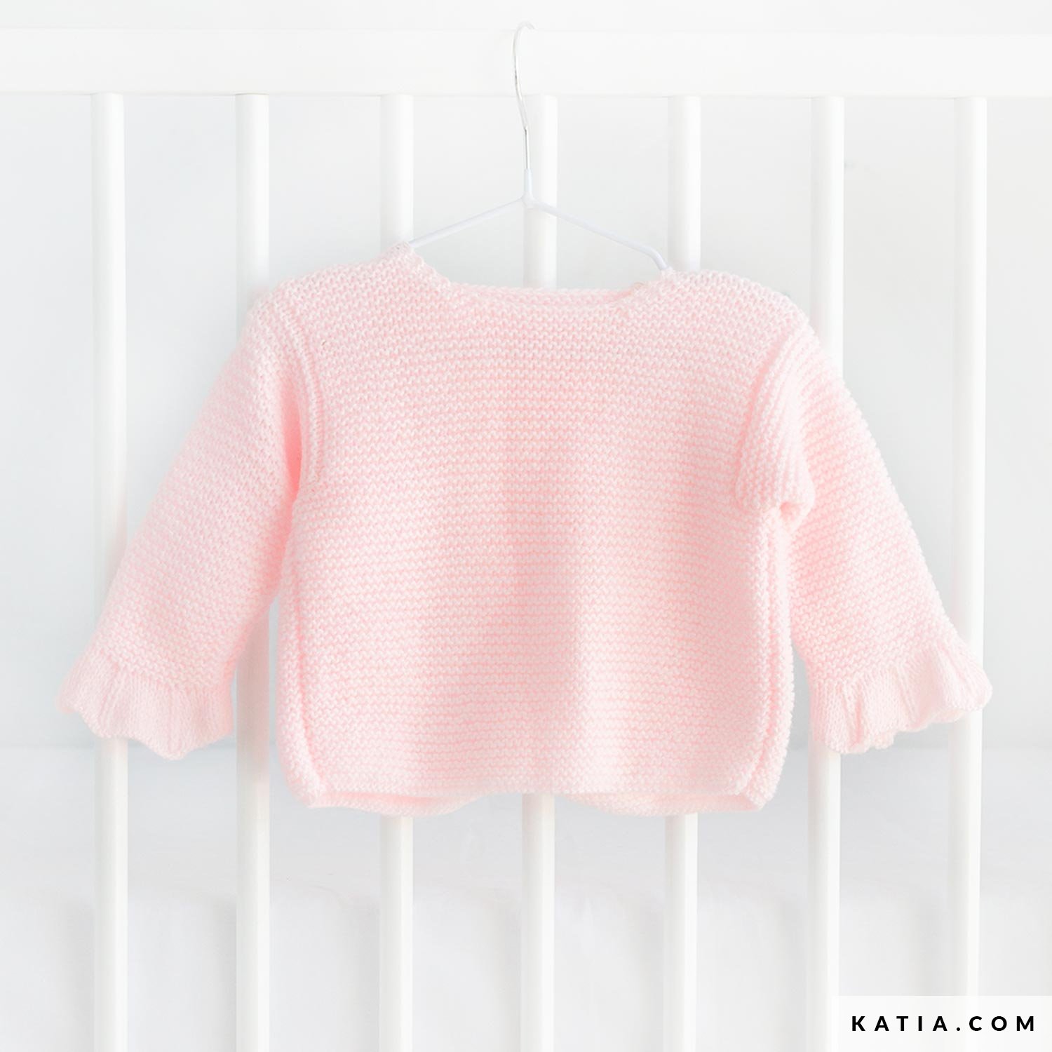 Denise Baby Sweater Crochet Pattern Kleding Meisjeskleding Babykleding voor meisjes Truien 