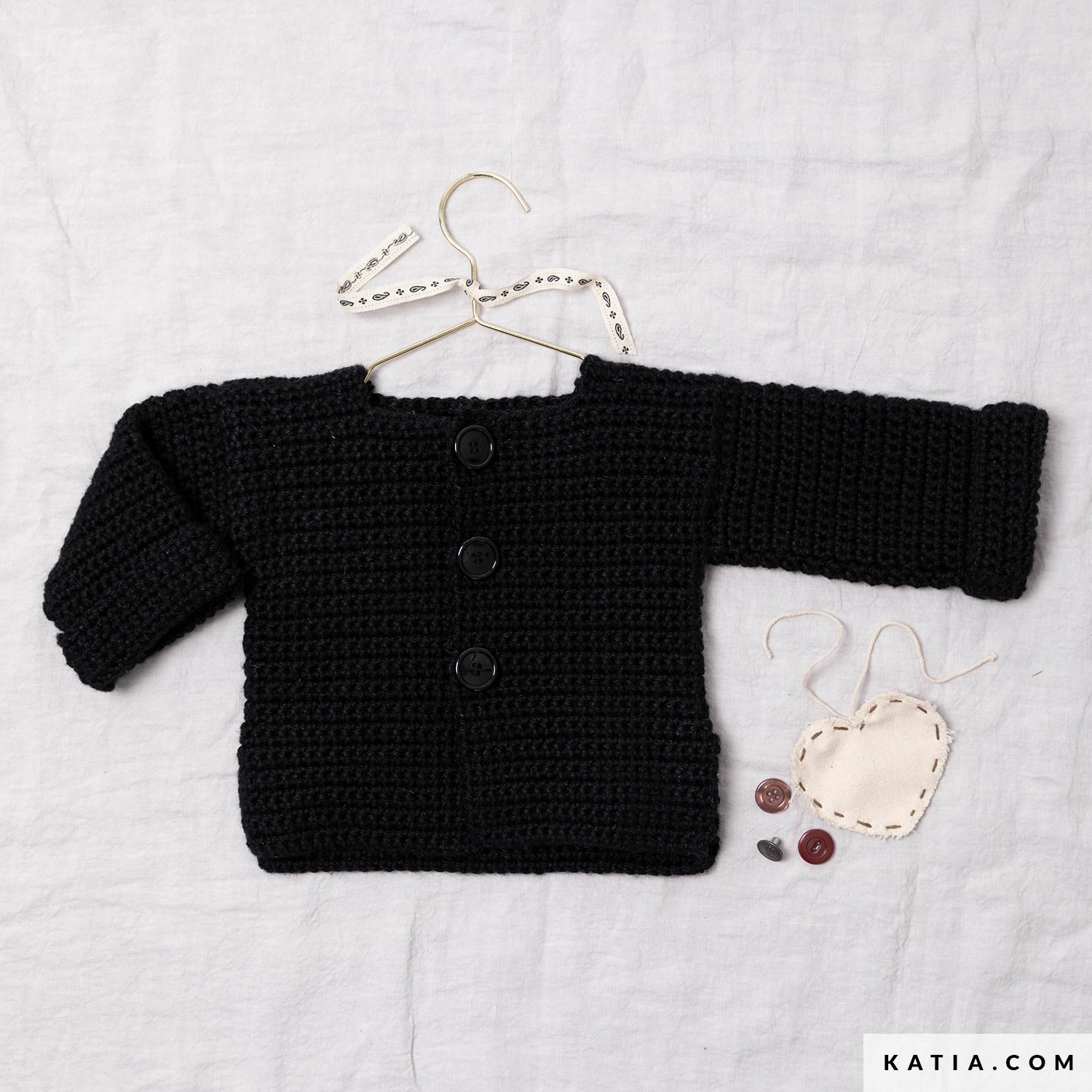 crochet baby jacket