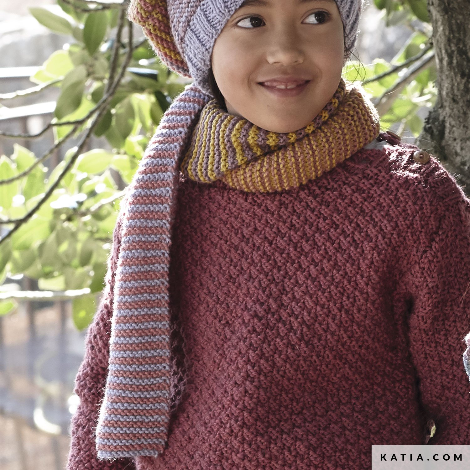 Child scarf shop knit pattern