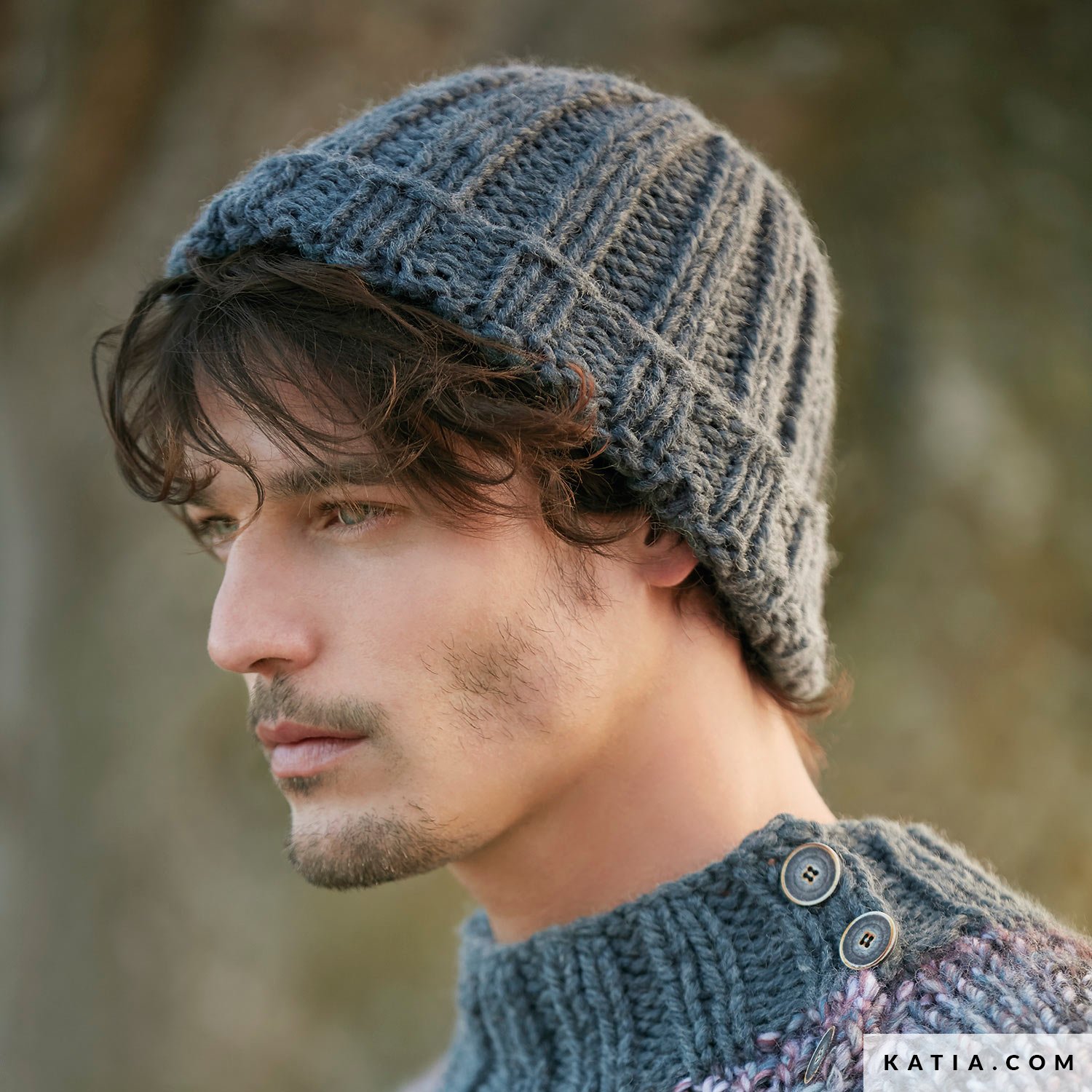 GORRO Invierno a #crochet o ganchillo para hombre - tutorial paso a paso  - Moda a Crochet 