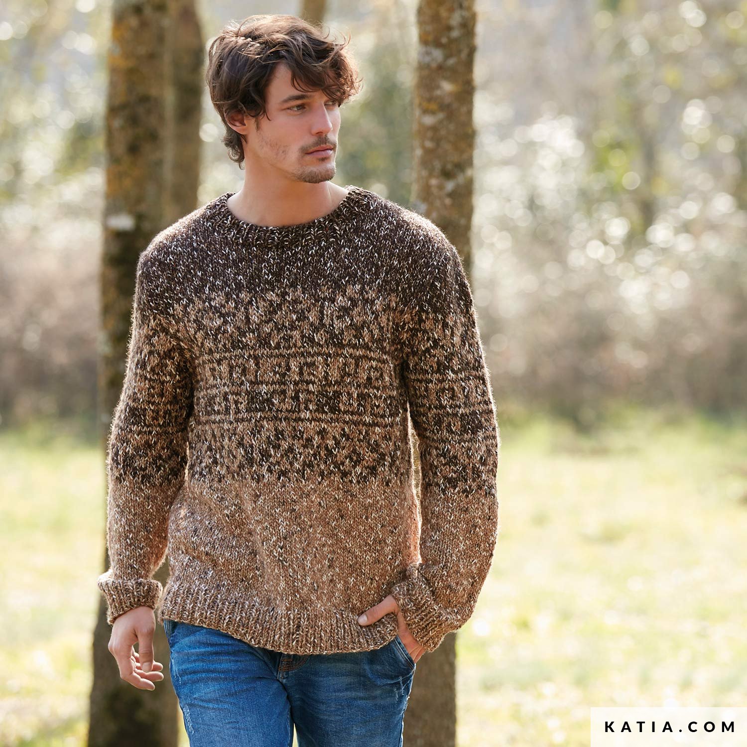 Jersey - Hombre - Otoño / Invierno - patrones | Katia.com
