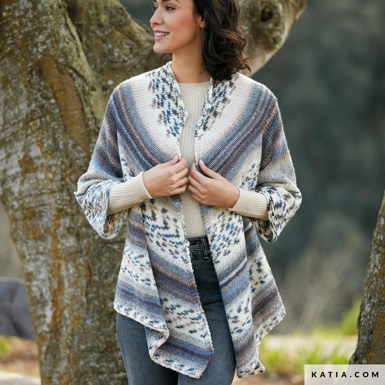 gilet poncho crochet