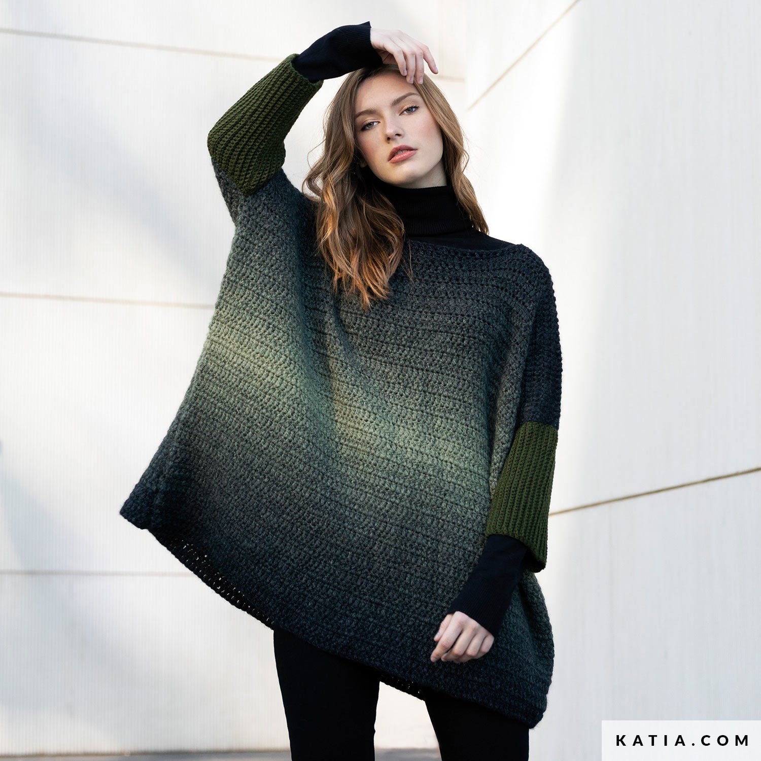 premier taux Vente de liquidation 2019 Clairance de 60% Poncho - Femme - Automne / Hiver - modèles & patrons | Katia.com premier taux Vente de liquidation 2019 Clairance de 60% Poncho - Femme - Automne / Hiver - modèles & patrons | Katia.com