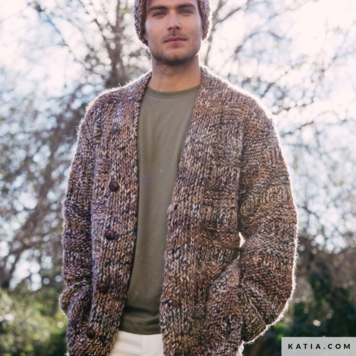 chaqueta de lana hombre
