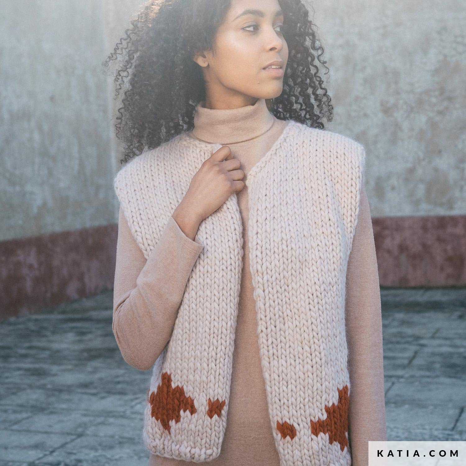 modèle de tricot gilet sans manche