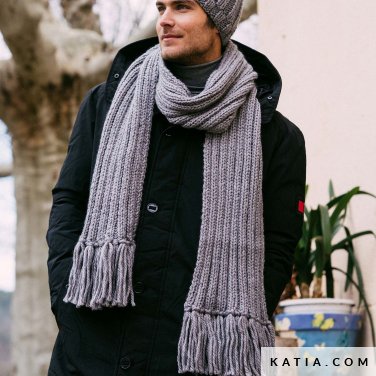 Scaldacollo Ai Sciarpa Maschile Ai Ferri Tutorial Scaldacollo Uomo