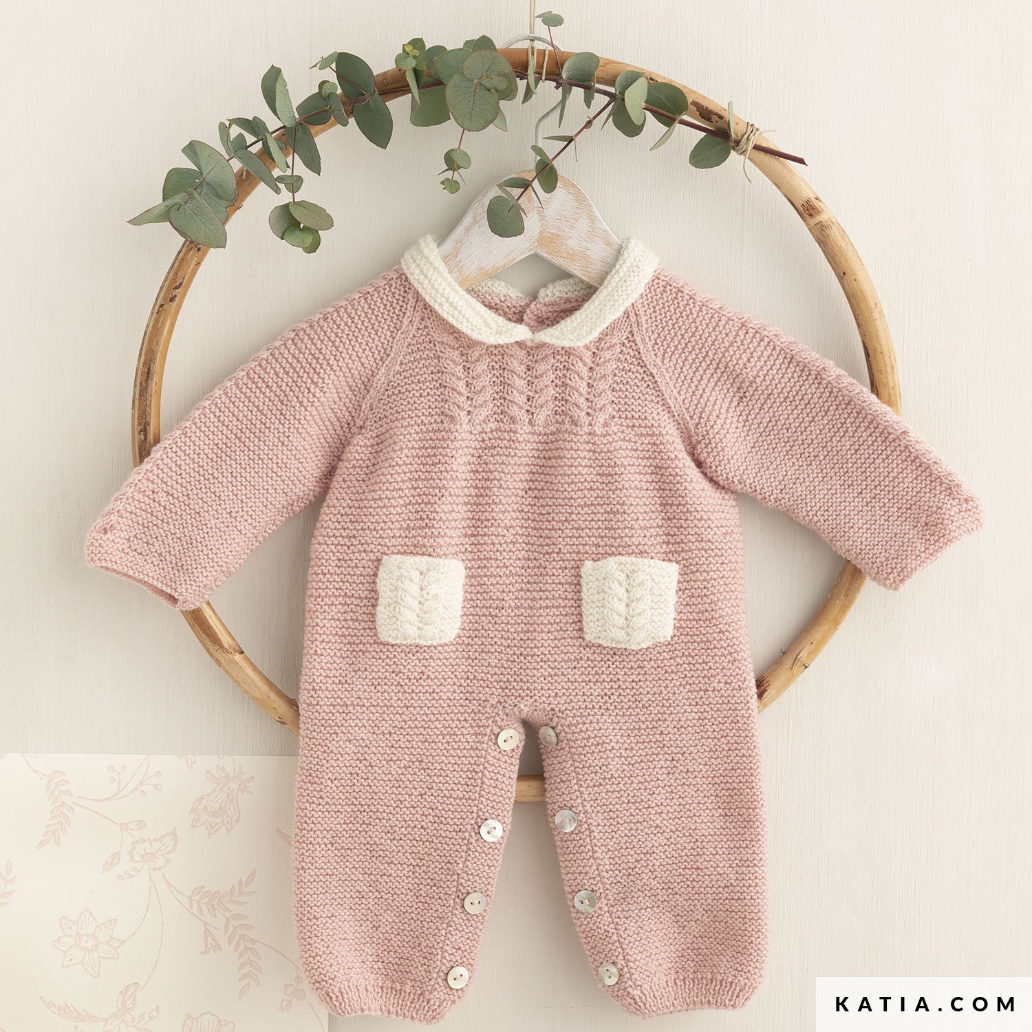 Grenouillère tricot bébé clearance