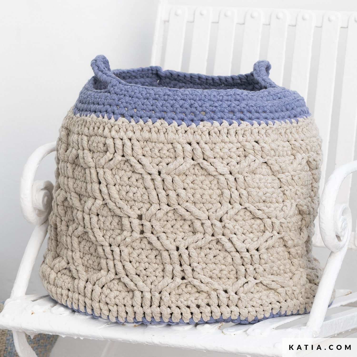 large knitting bolsa