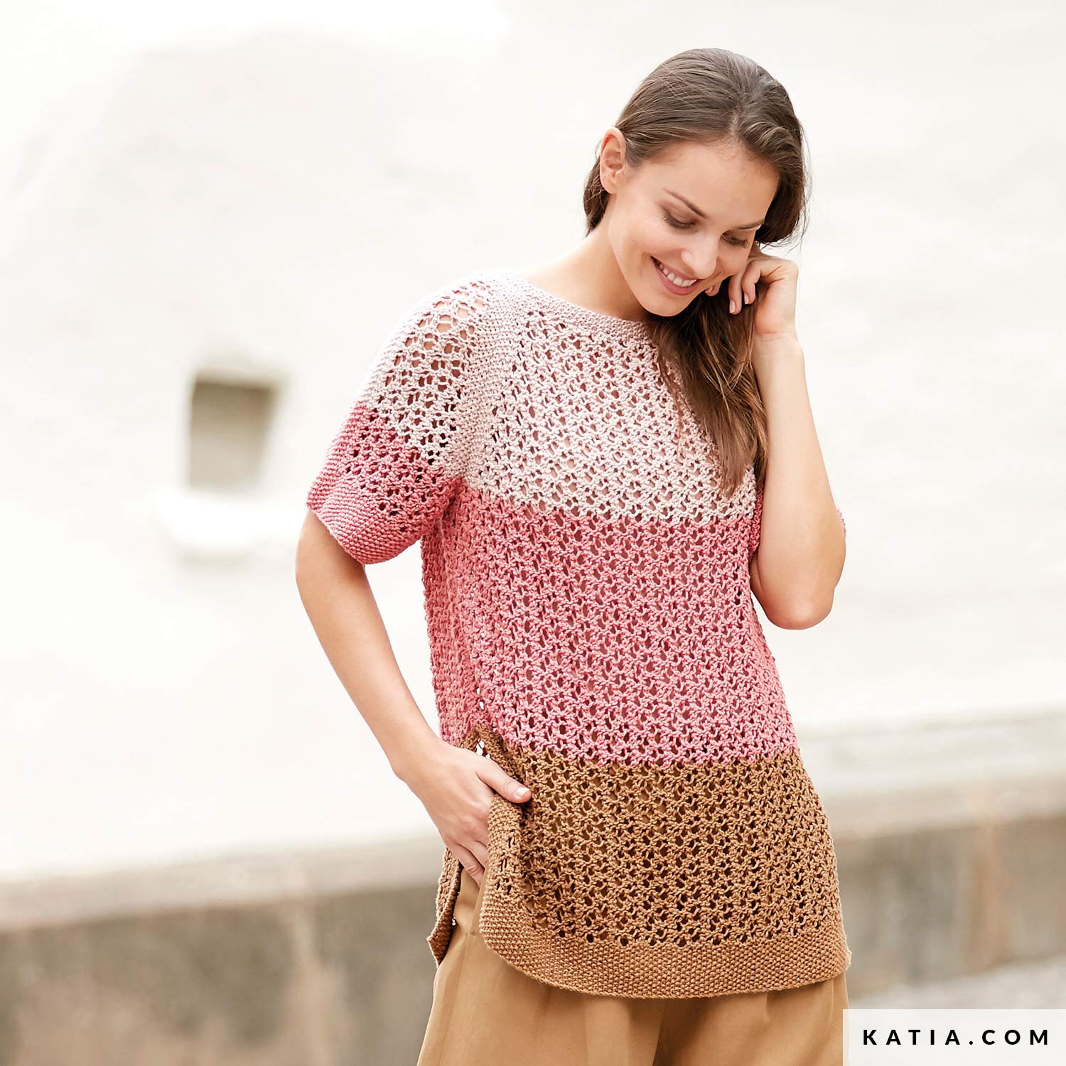 Jersey Mujer Primavera Verano patrones Katia