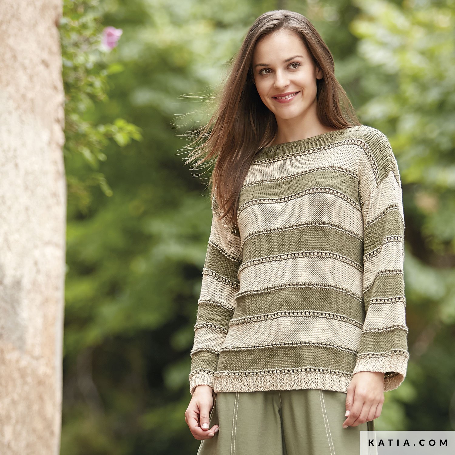 Sweater Woman Spring Summer models patterns Katia