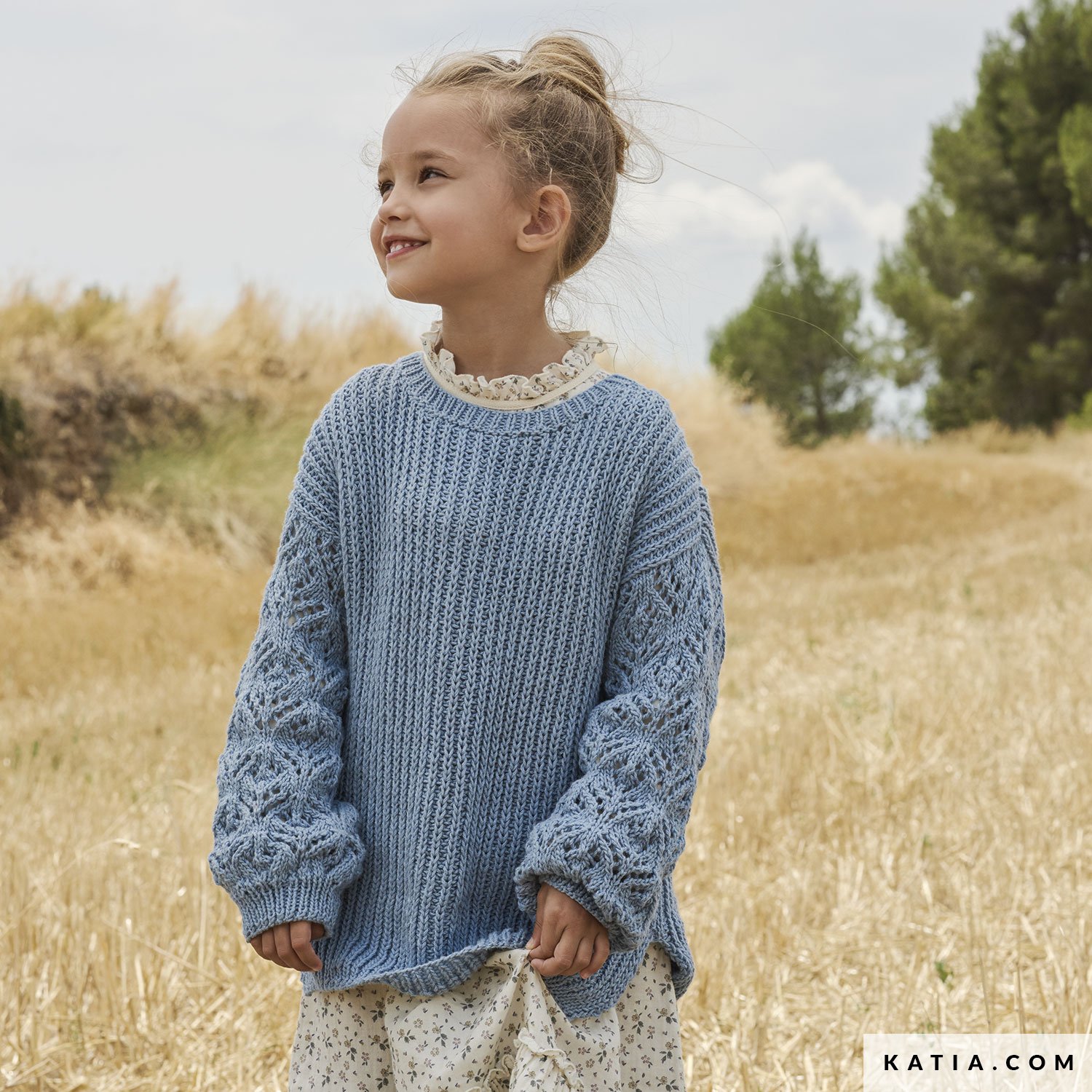 Tricot girly : un pull pour petite fille sage - SuperMadame