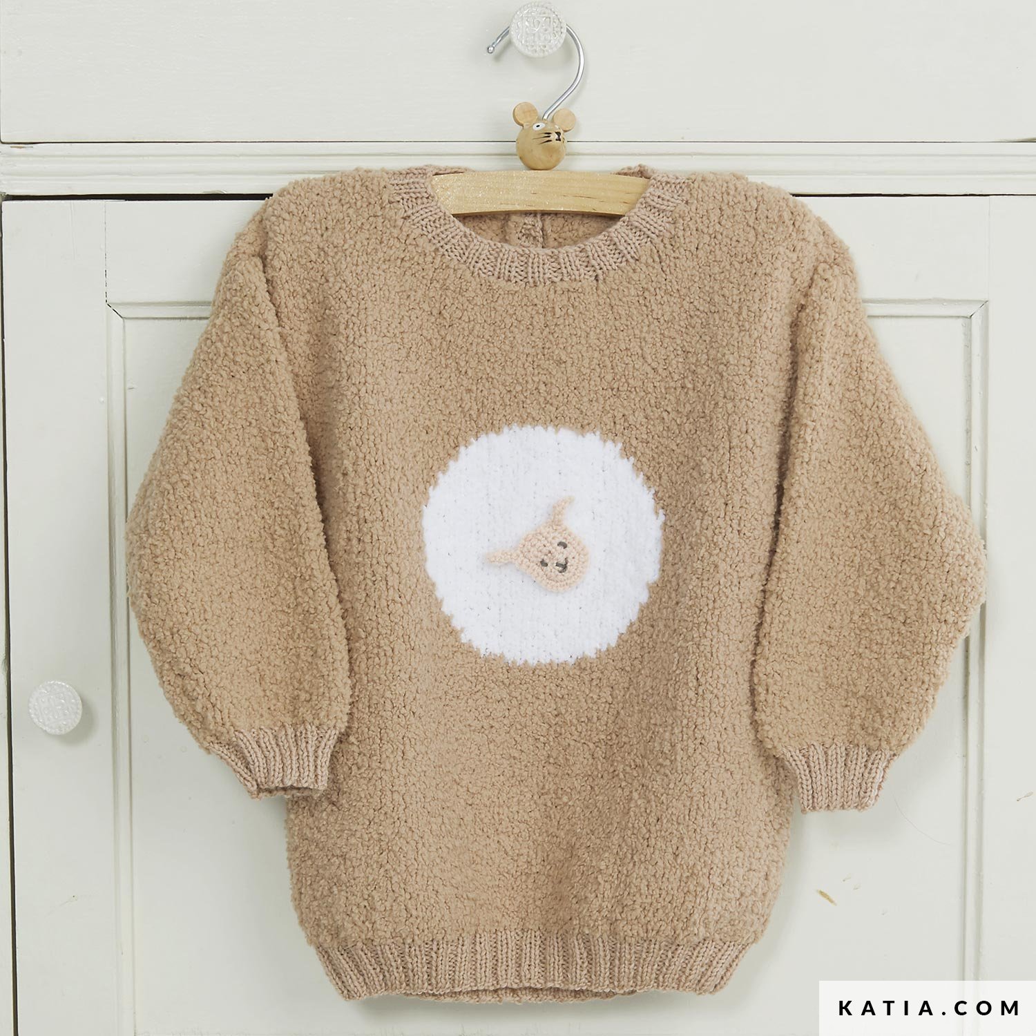 patroon breien haken baby trui herfst winter katia 6181 34 g