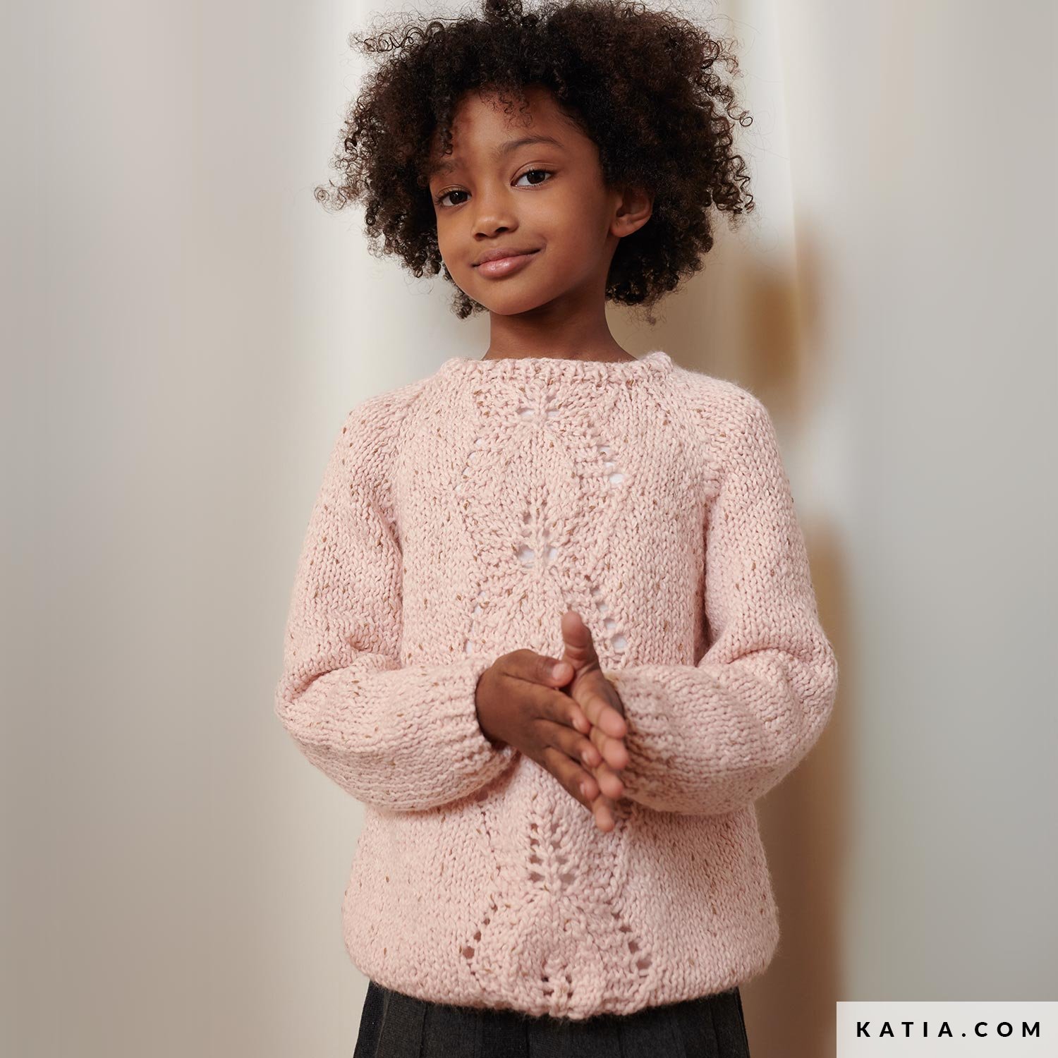 Pull rose top enfant