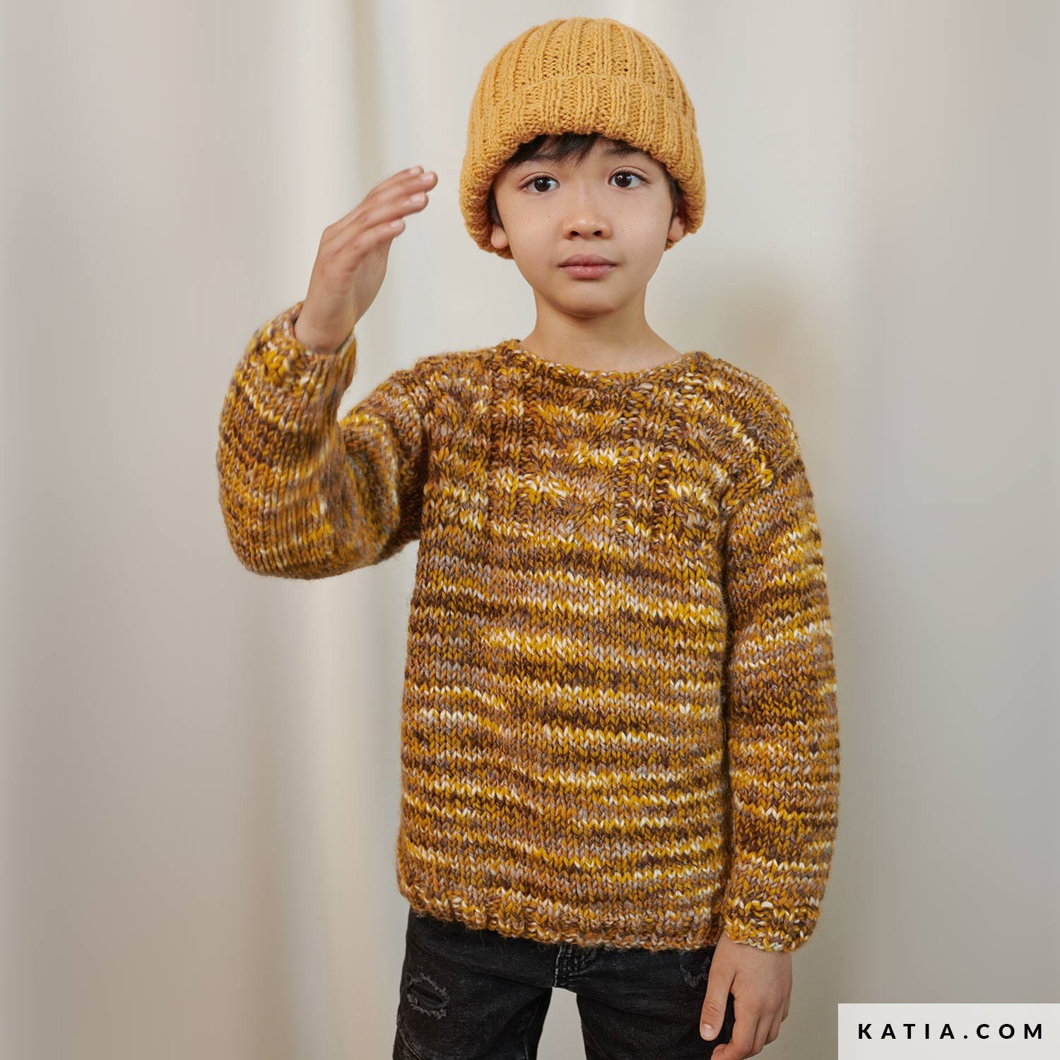 Pull garçon enfant enfant enfant pull en tricot solide vêtements d