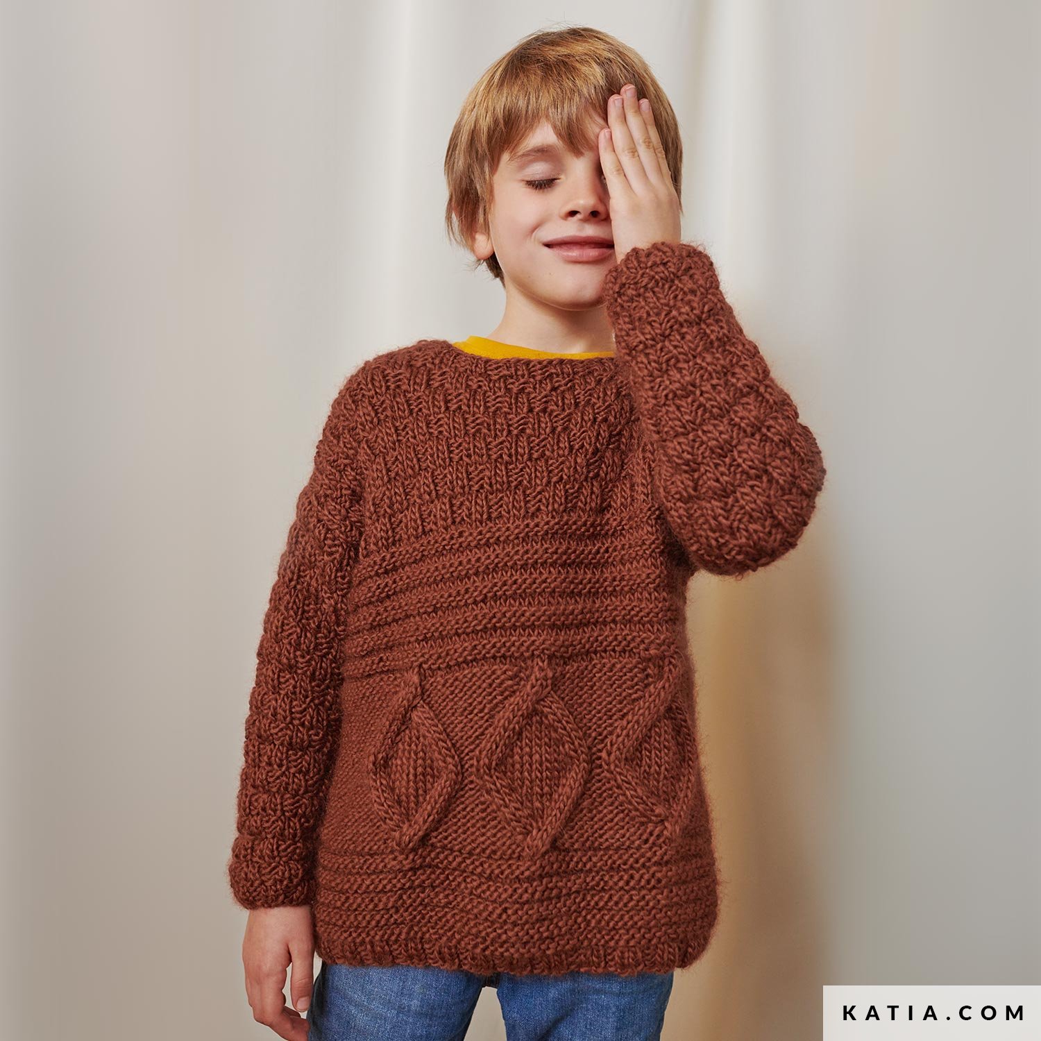 Pull garçon enfant enfant enfant pull en tricot solide vêtements d