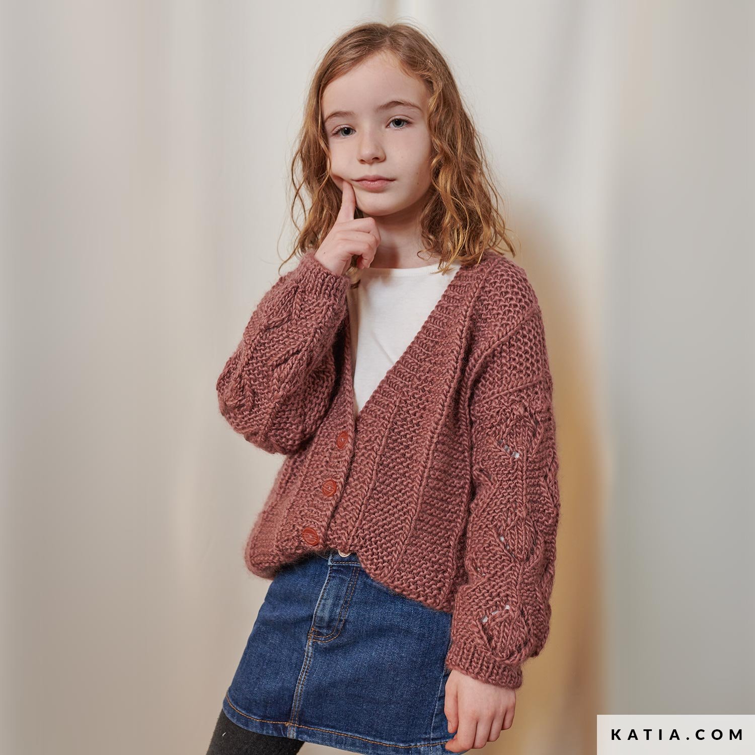 Jacket Kids Autumn Winter models patterns Katia
