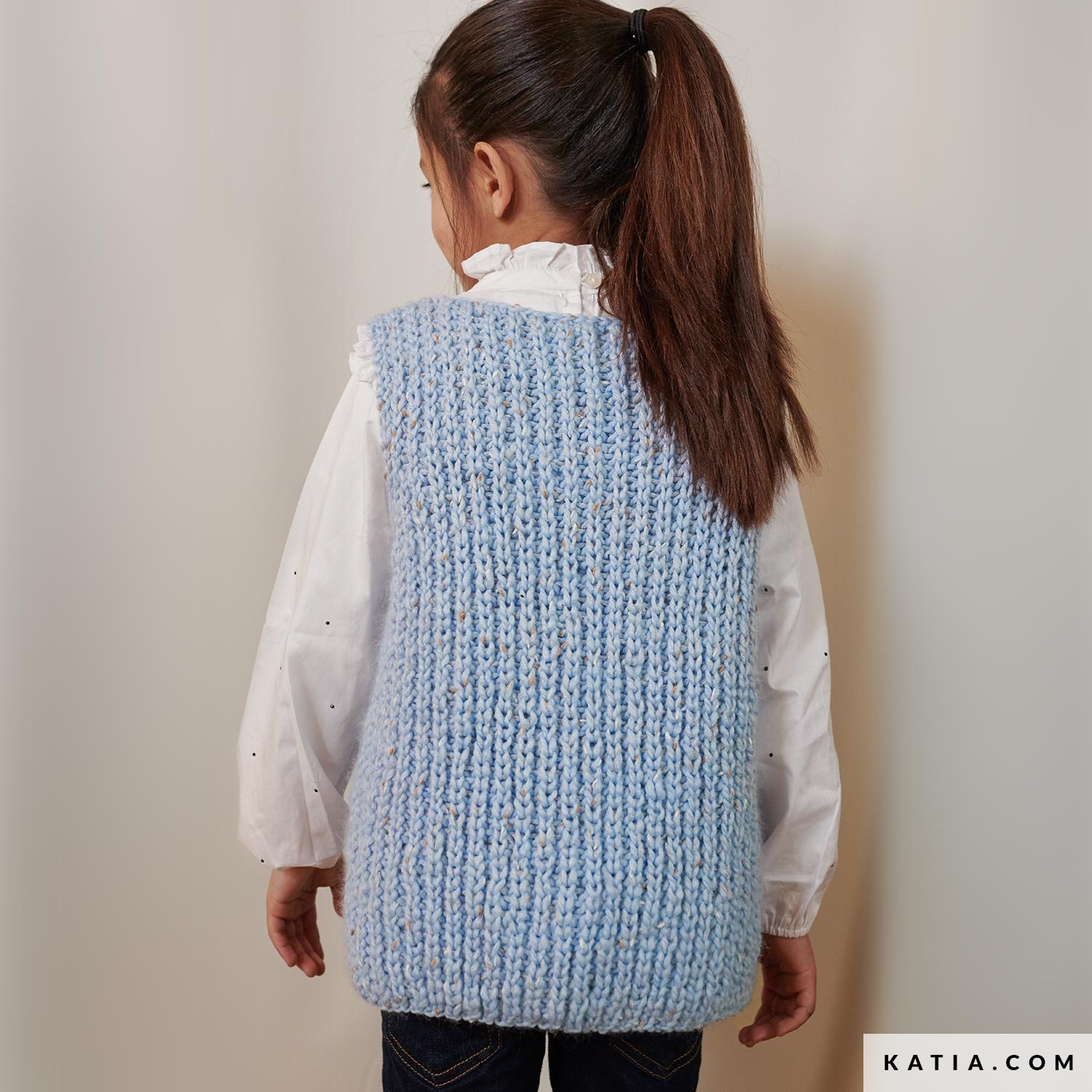 Kids Funny Azteca Vest Knitting Kit (6280-24)