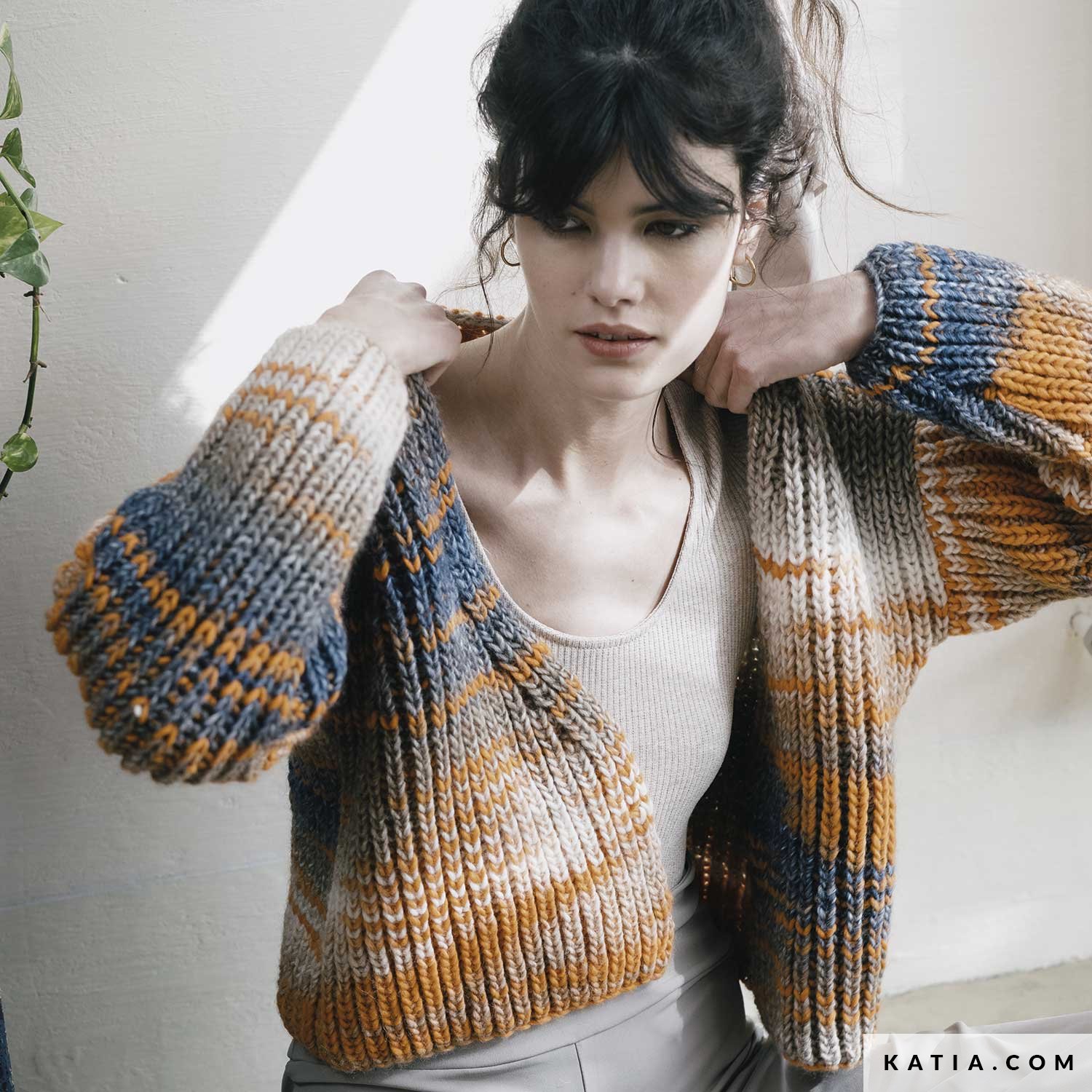 patroon breien haken dames jas herfst winter katia 6183 17 g