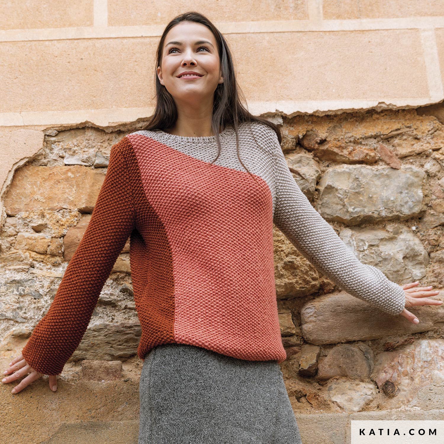 Pull Femme Automne Hiver mod les patrons Katia
