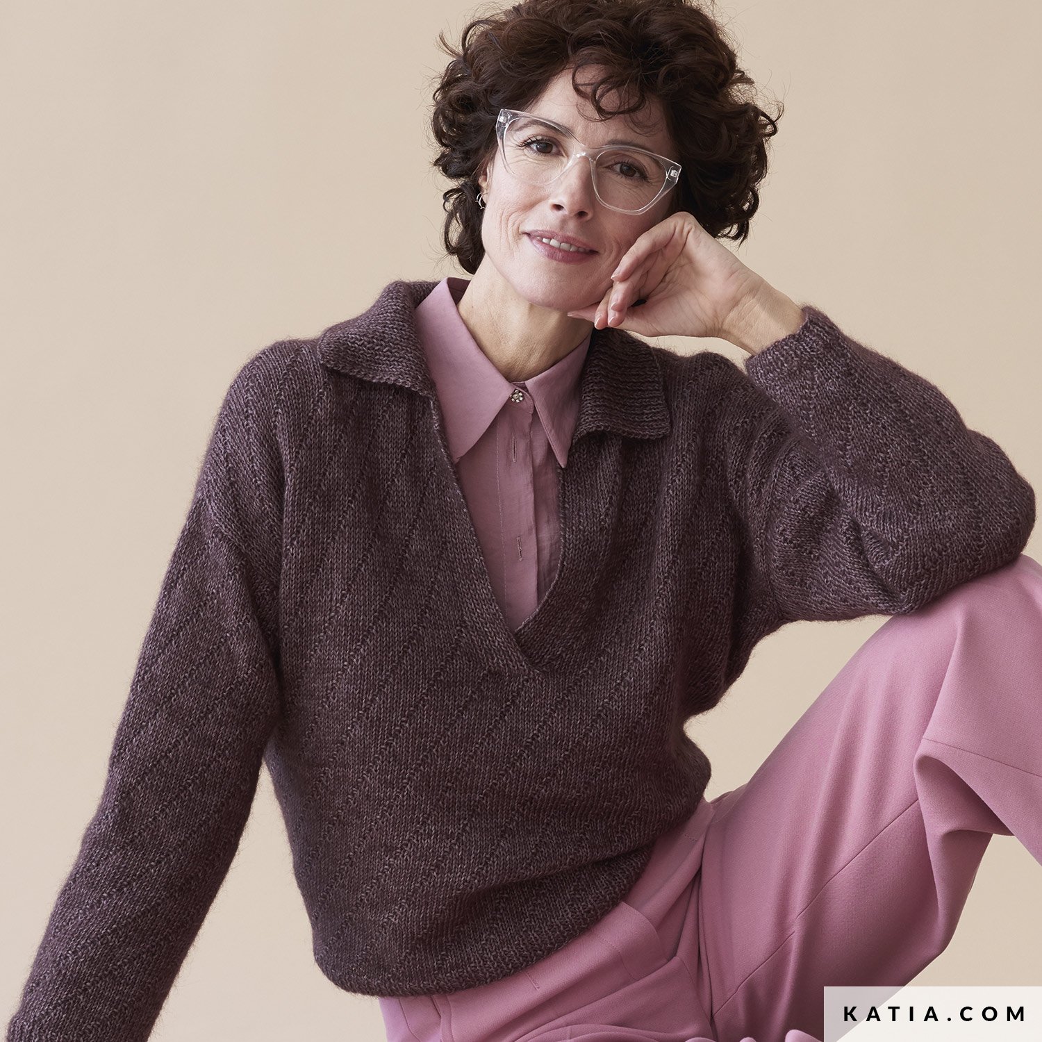 Pull col polo femme best sale