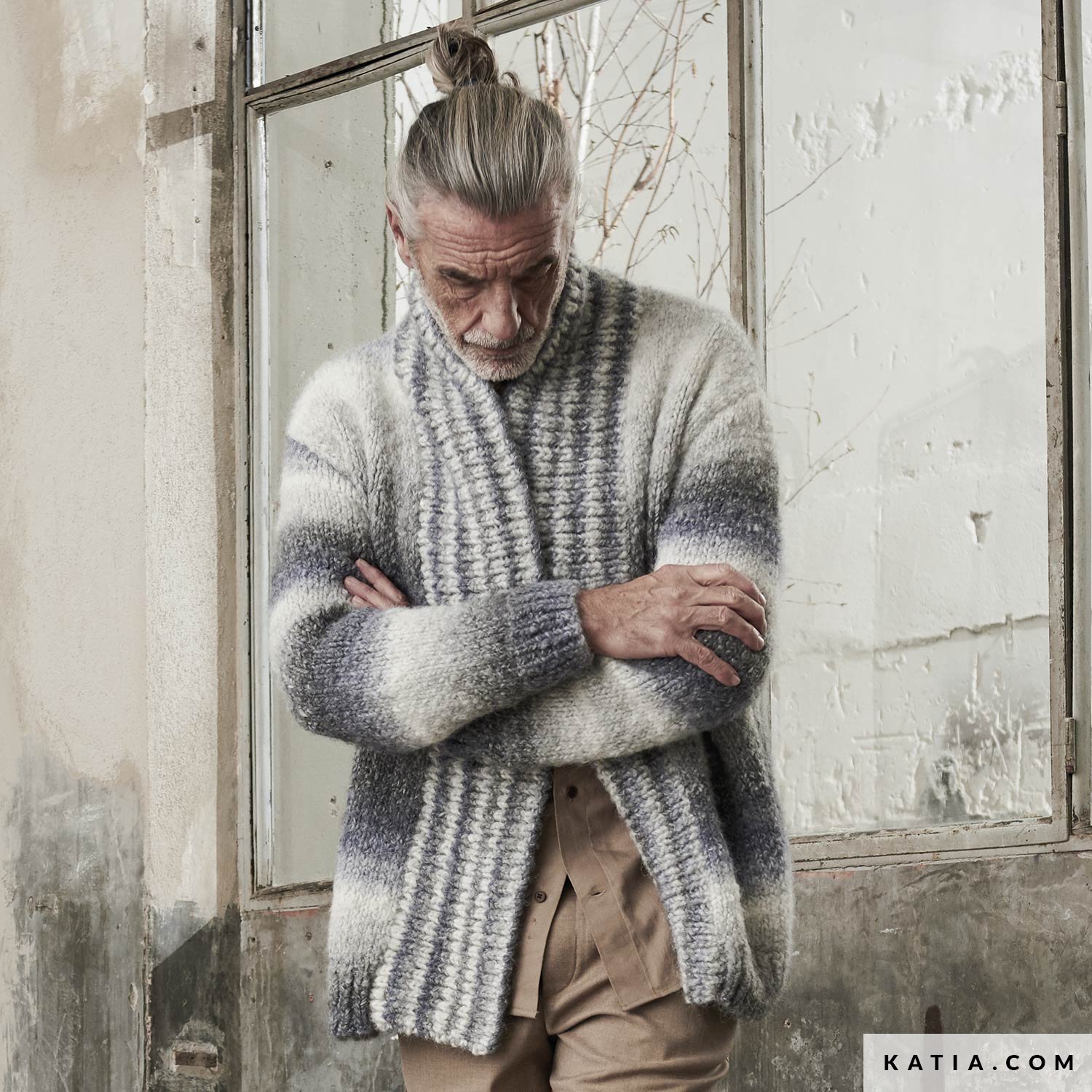 Pull Homme Automne Hiver modeles patrons Katia