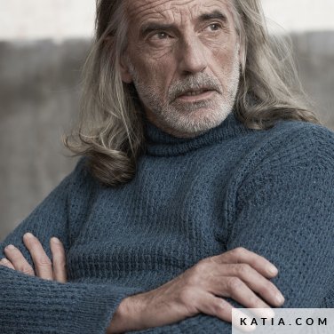 patroon breien haken heren trui herfst winter katia 6185 27 p