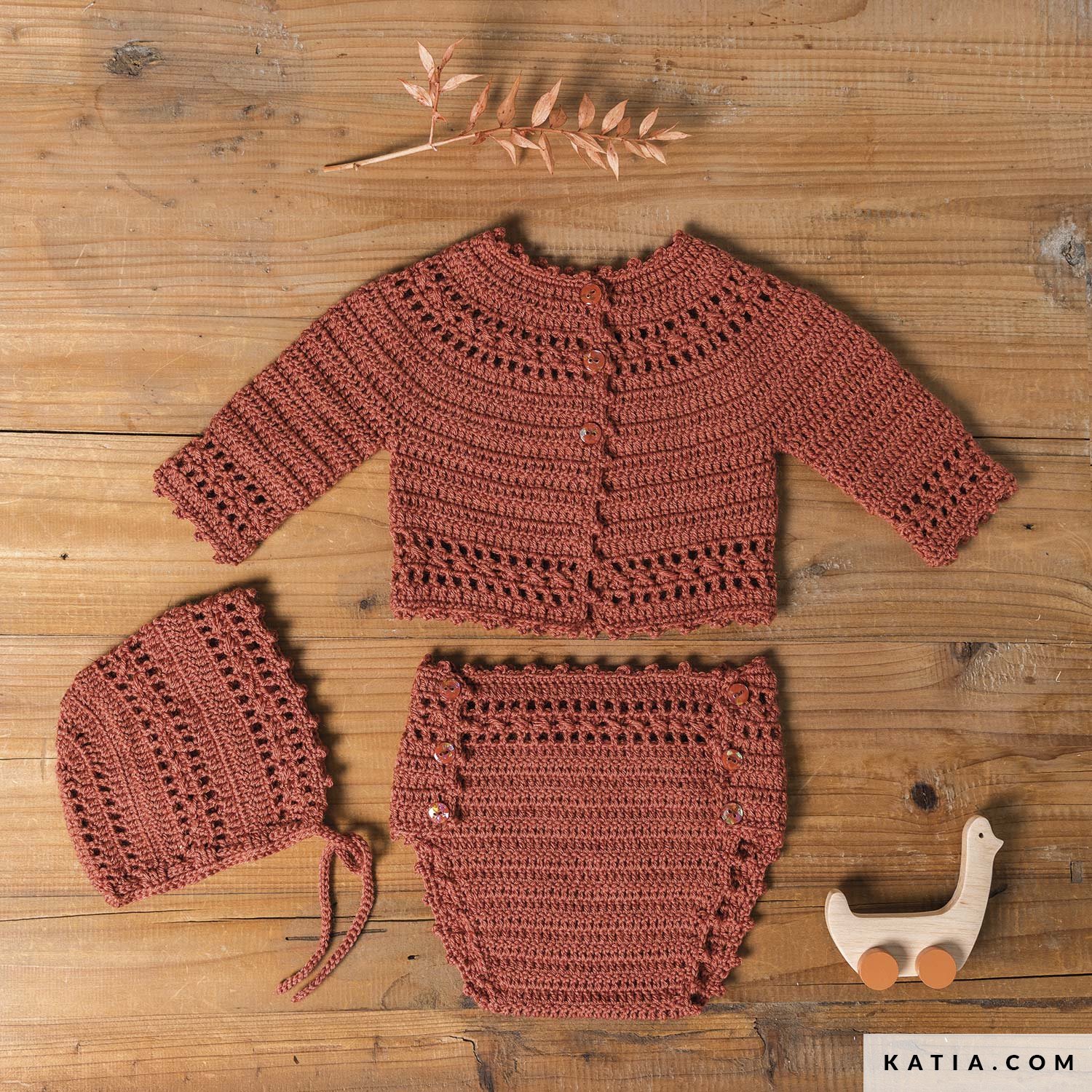 Conjunto - Bebé - / Invierno - patrones | Katia.com