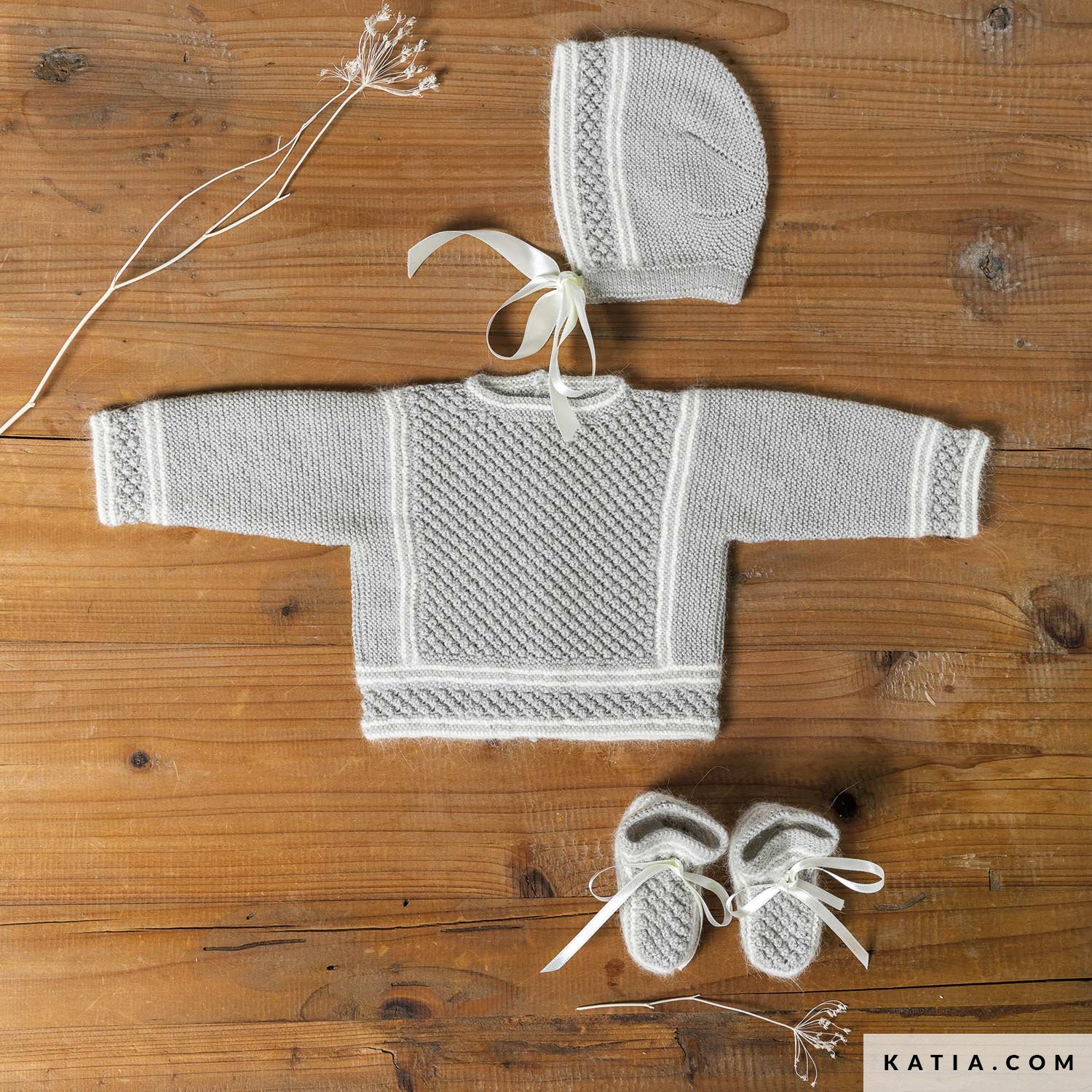 Set primera puesta bebé talla 1 mes SPRING textil algodón de punto