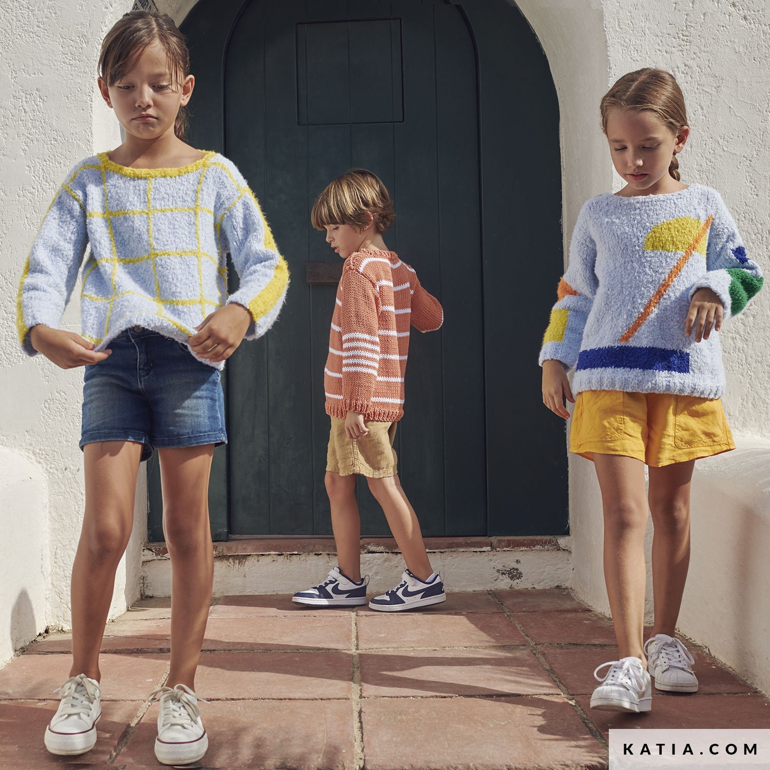 Sweater - Kids - Spring / Summer - models & patterns | Katia.com