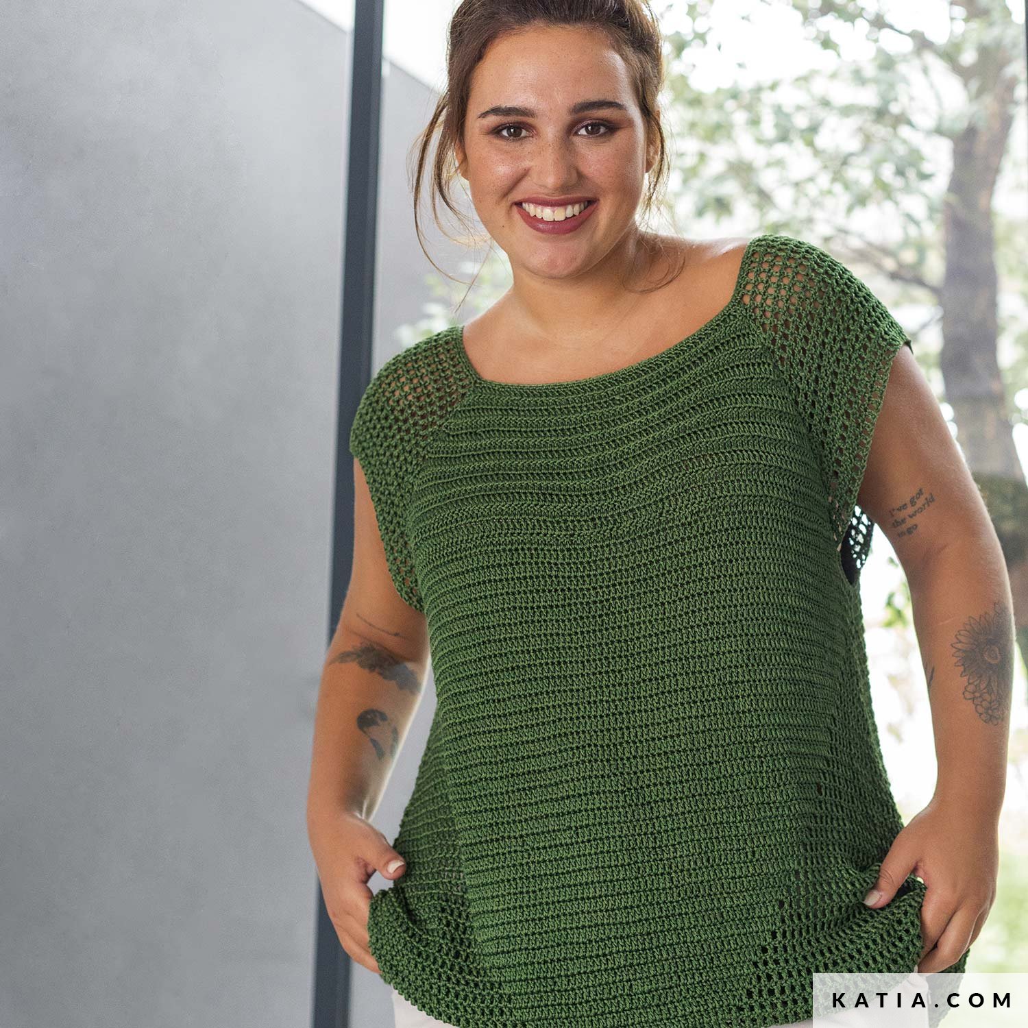 Crochet Facil Blusa Tejida Crochet Para Dama Dos Agujas Blusa A