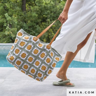 patroon breien haken dames tas lente zomer katia 6197 5 p