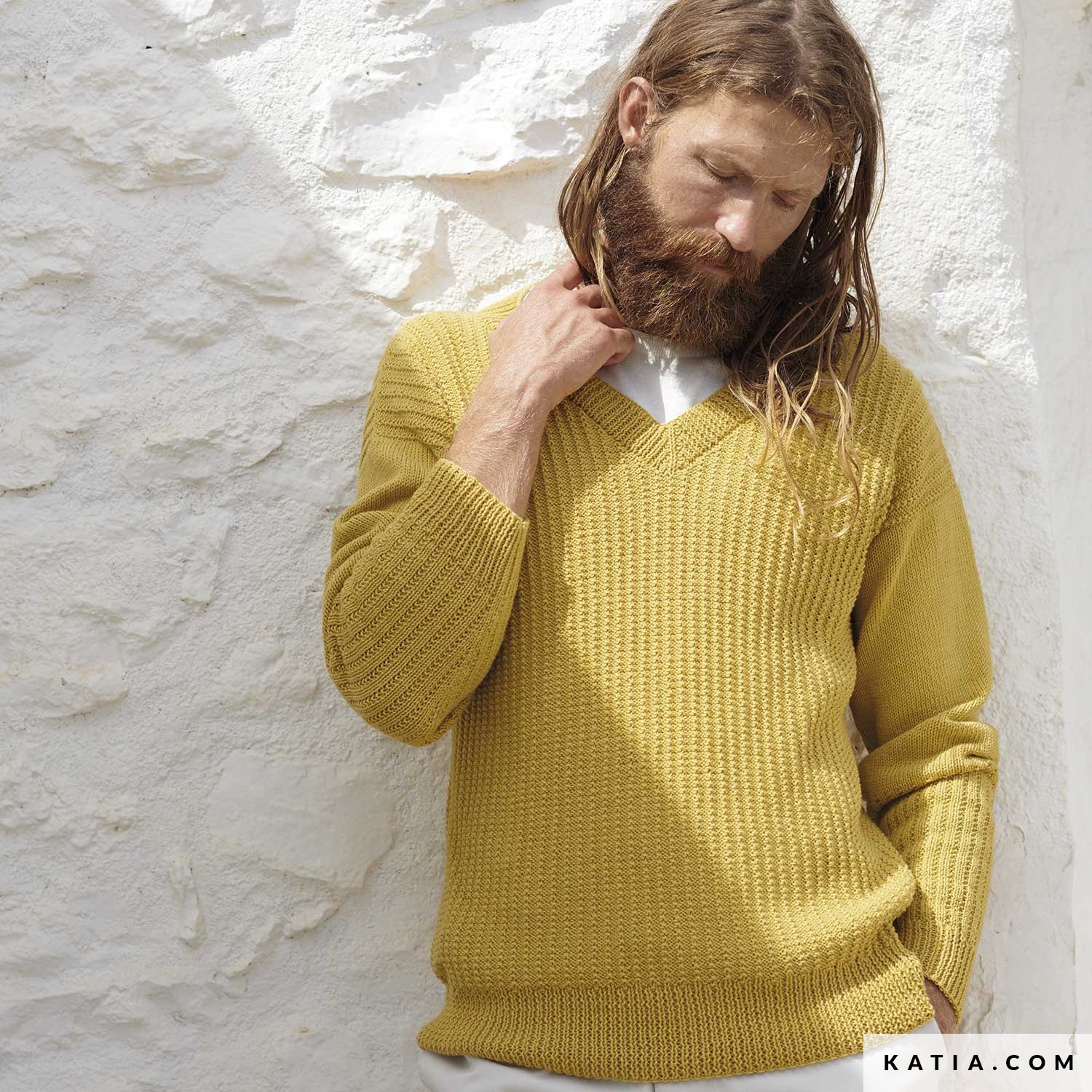 Sweater - Man - Spring / Summer - models & patterns | Katia.com