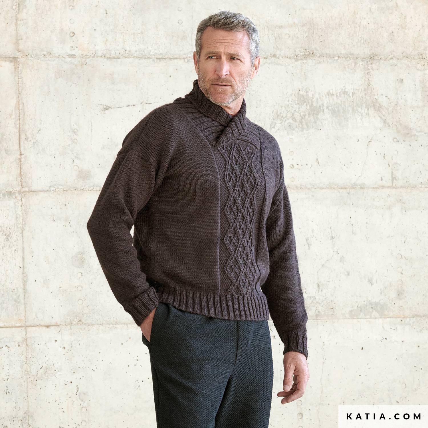 Jersey Hombre Oto o Invierno patrones Katia