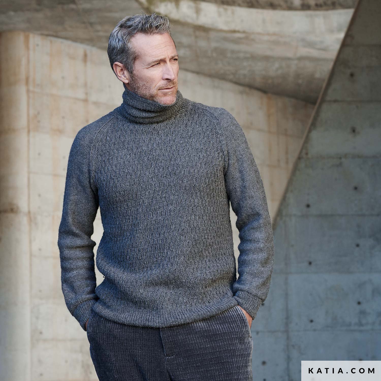 patron tricoter tricot crochet homme pull automne hiver katia 6208 6 g