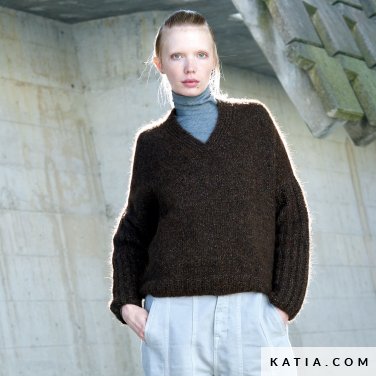 patroon breien haken dames trui herfst winter katia 6208 31 p