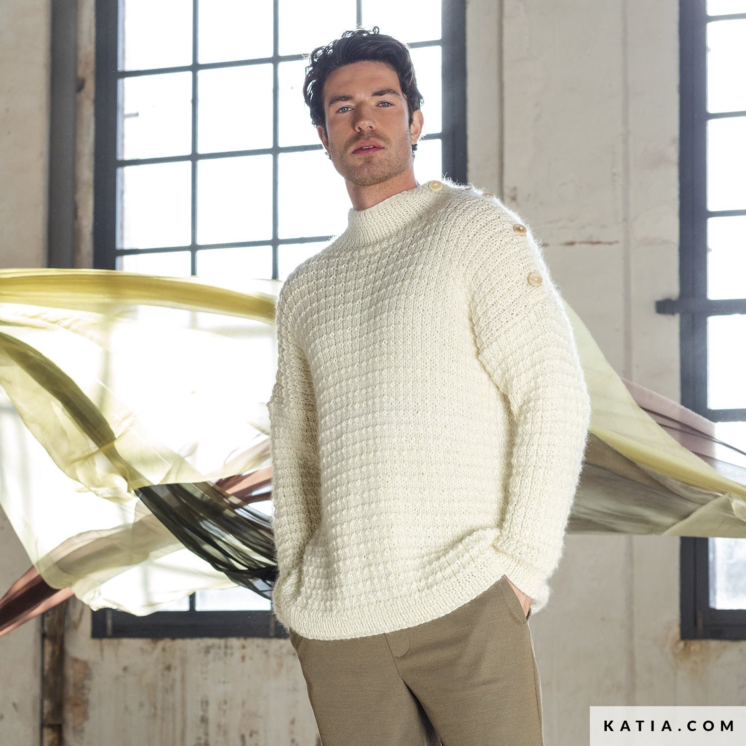 Sueter de hombre on sale a dos agujas