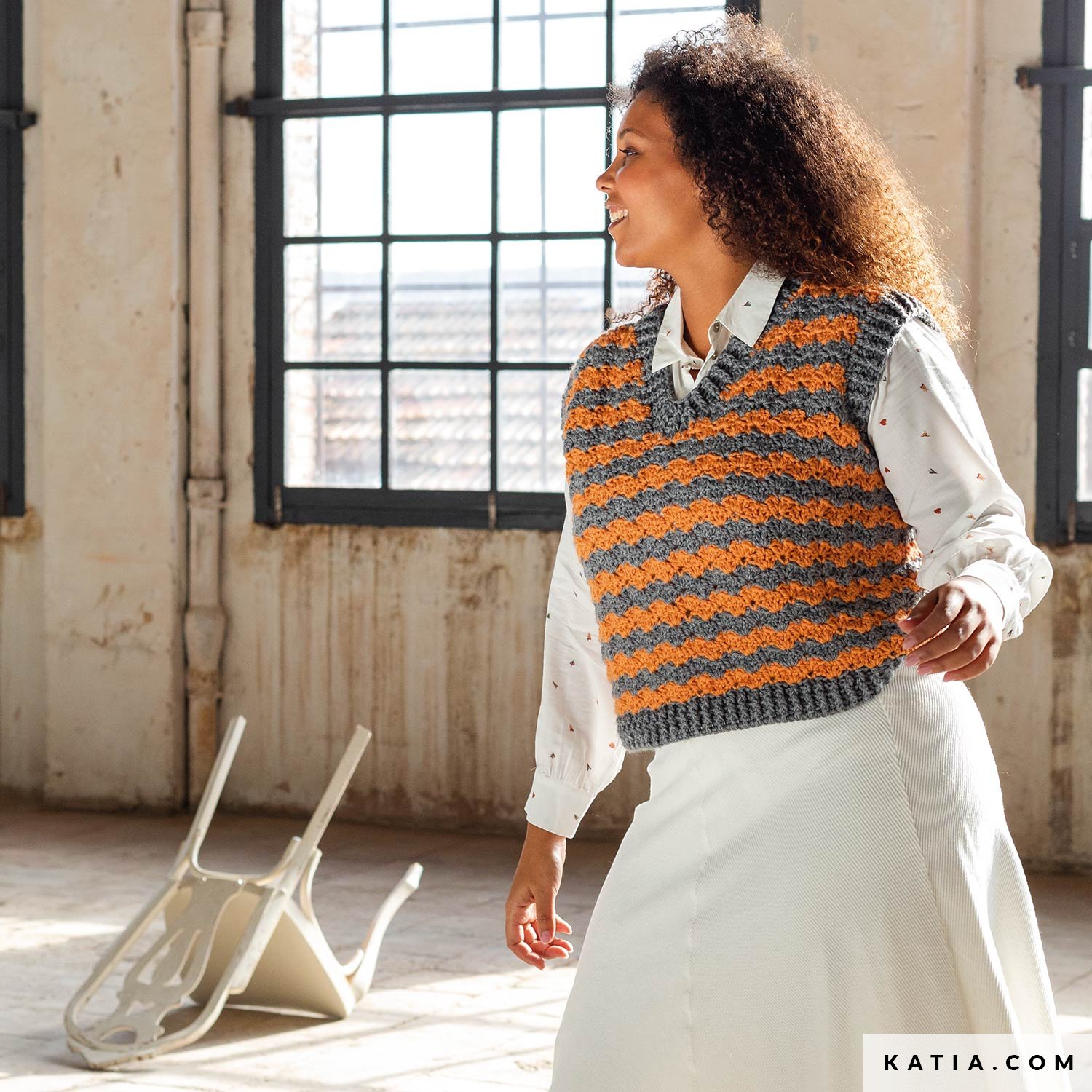 Automne Hiver Gilet Sans Manches Tricot Femme Gilet Crochet Gilet