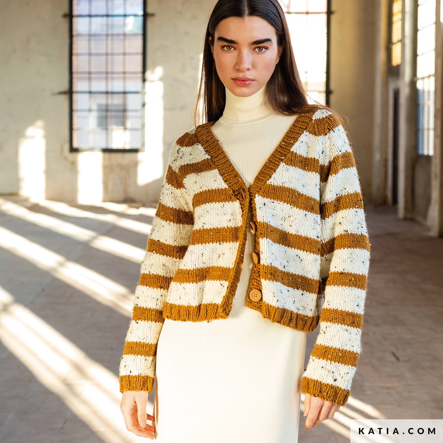 patroon breien haken dames jas herfst winter katia 6209 14 g