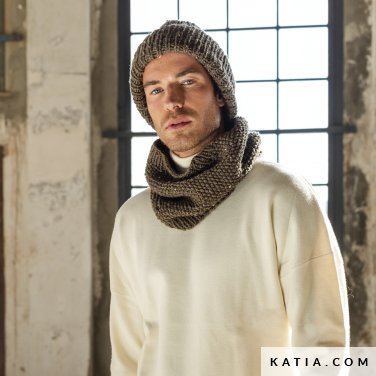 patroon breien haken heren set herfst winter katia 6209 20 p