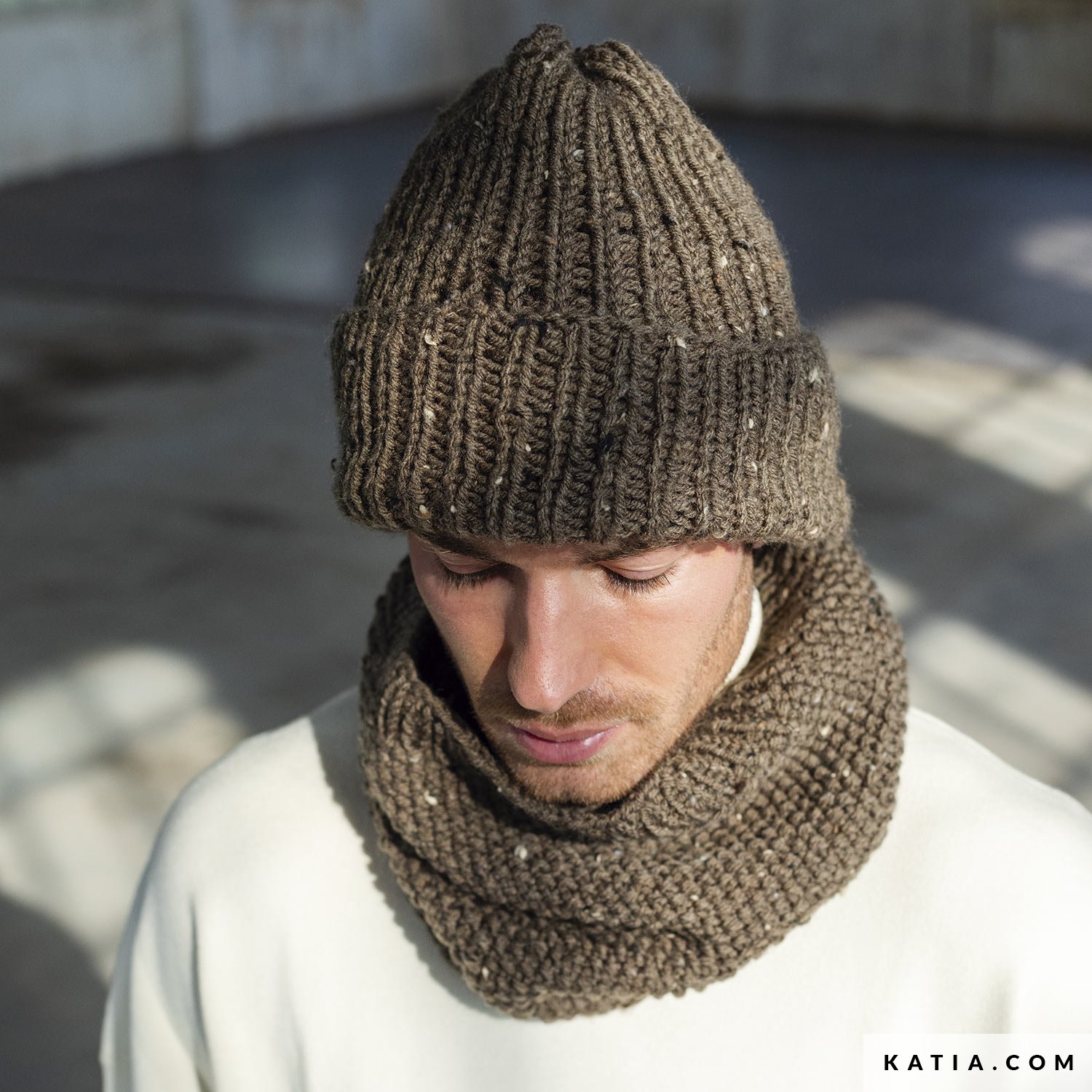 Ai Ferri Completo Sciarpa Cappello Uomo Sciarpa Cappello Di Lana
