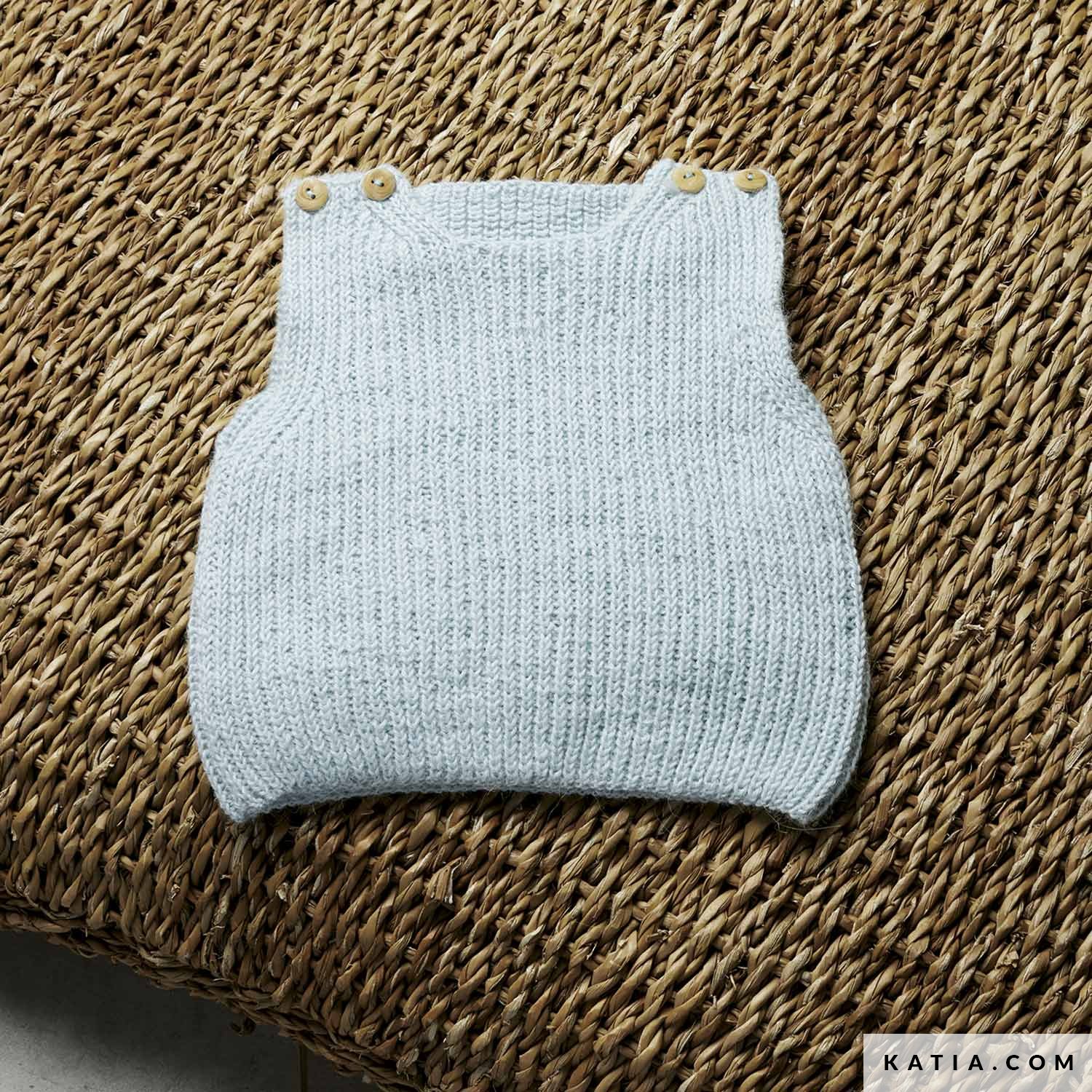 patron tricoter tricot crochet layette gilet automne hiver katia 6210 12 g