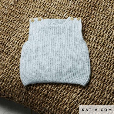 patroon breien haken baby vest herfst winter katia 6210 12 p