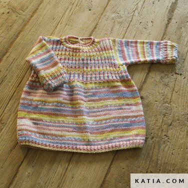 pattern knit crochet baby dress autumn winter katia 6210 31 p
