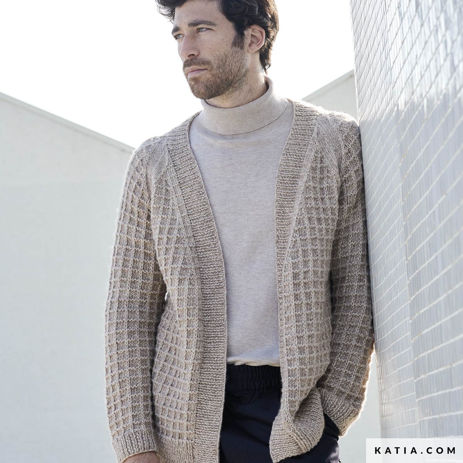 Abrigos de punto para hombre outlet