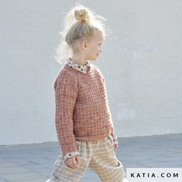 patroon breien haken kinderen trui herfst winter katia 6211 9 p